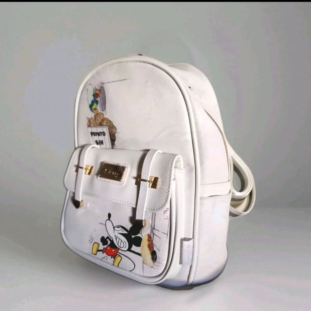 WondaPOP Disney Mickey Mouse Potato Bin 11-Inch Vegan Leather Mini Backpack